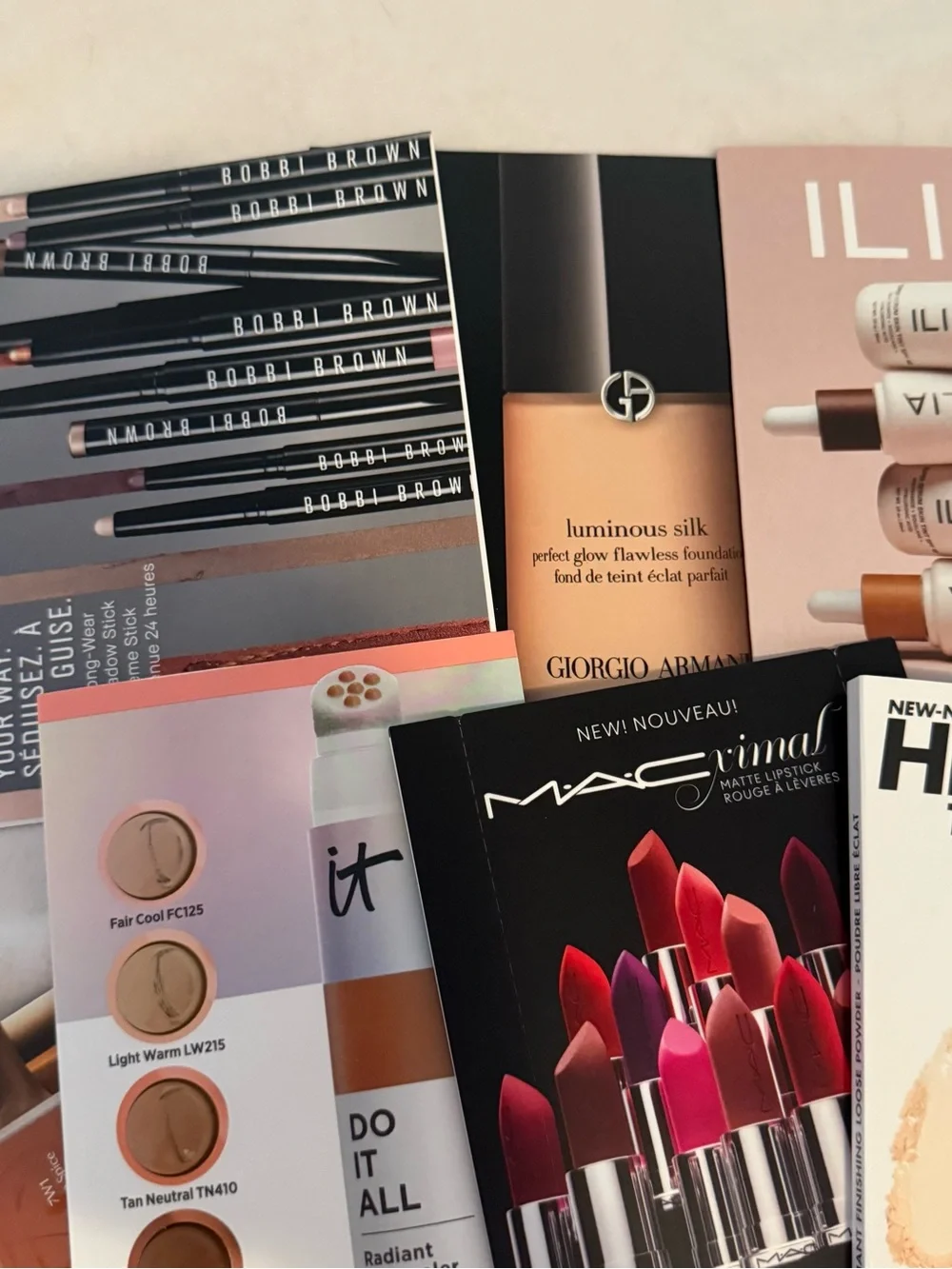 Lot of 19 Makeup Foundation Sample Size Anastasia Brow Gel x2 Sephora Fenty New